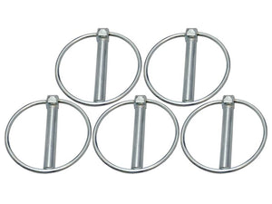 Sparex Agripak 5 pcs. Round Linch Pin 9mm x 57mm | S.25703 - Product Image 2
