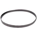 The Draper Metal Bandsaw Blade, 1425mm X 1/4", 24Tpi - BB1425, features jagged teeth along one edge and is made of M42 high-speed cobalt steel.