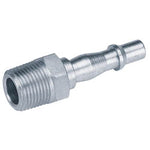 The Draper 3/8" BSP Male Thread PCL Coupling Adaptor (Sold Loose) - A6909 BULK features a threaded end on the left and a barbed tip on the right, with a BSP taper male thread.