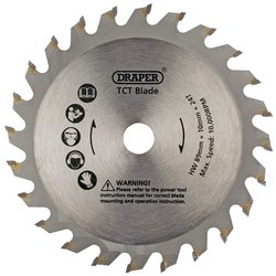 Draper 89mm Tct Blade For Draper Storm Force® Mini Plunge Saw - YMPS600SF - Farming Parts