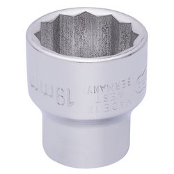 Draper Elora Bi-Hexagon Socket, 3/8" Sq. Dr., 19mm - 870-M 19 - Farming Parts