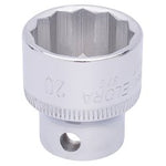 Draper Elora Bi-Hexagon Socket, 3/8" Sq. Dr., 20mm - 870-M 20 - Farming Parts