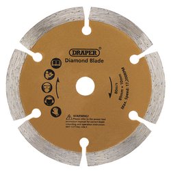 Draper 89mm Diamond Blade For Draper Storm Force® Mini Plunge Saw - YMPS600SF - Farming Parts