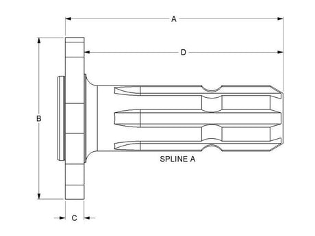 Spenco PTO Shaft To fit as: 4311773M3 | S.260052 - Product Image 2
