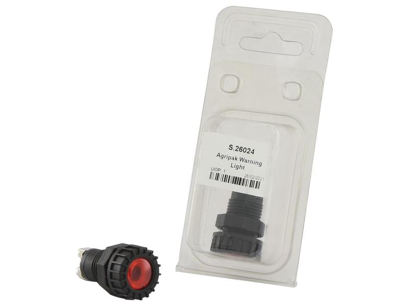 *SPECIAL PRICE* - Sparex Panel Light Red 17mm Halogen 12V Agripak 1pc Screw Mount | S.26024