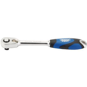 Draper 60 Tooth Micro Head Reversible Soft Grip Ratchet, 3/8" Sq. Dr. - D60MH/SG - Farming Parts