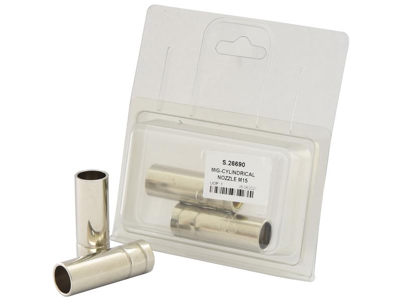 Sparex MIG Cylindrical Nozzle M15 Durable Welding Torch Component | S.26690