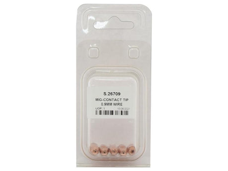 Sparex Agripak 5 pcs. MIG Contact Tip 0.9mm | S.26709 - Product Image 2
