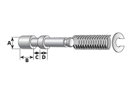 Sparex PTO Yoke Pin - Pin Ø:13.85mm | S.26741 - Product Image 2
