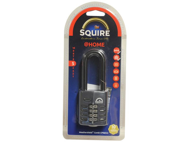 Squire Recodable CP Combination Padlock - Die Cast, Body width: 50mm (Security rating: 5) | S.26747 - Product Image 1