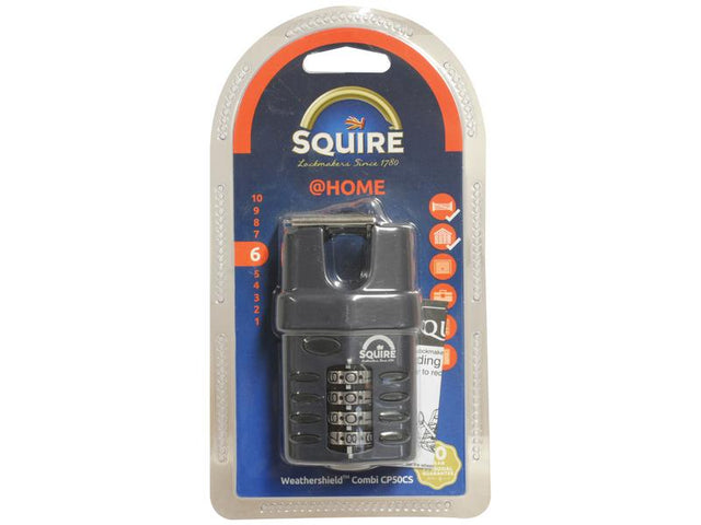 Squire Recodable CP Combination Padlock - Die Cast, Body width: 50mm (Security rating: 6) | S.26748 - Product Image 1