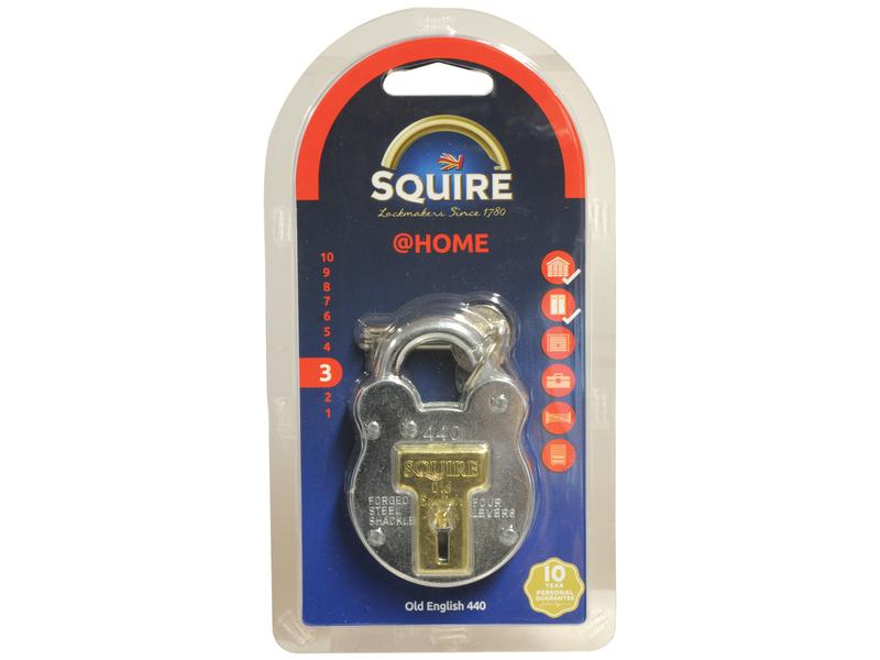 Sparex Squire Old English Padlock - Steel, Body width: 51mm (Security rating: 3) | S.26757 - Product Image 1