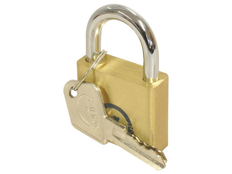 Squire Solid Brass Lion Range Padlock - Brass, Body width: 39.5mm (Security rating: 3) | S.26759 - Product Image 2