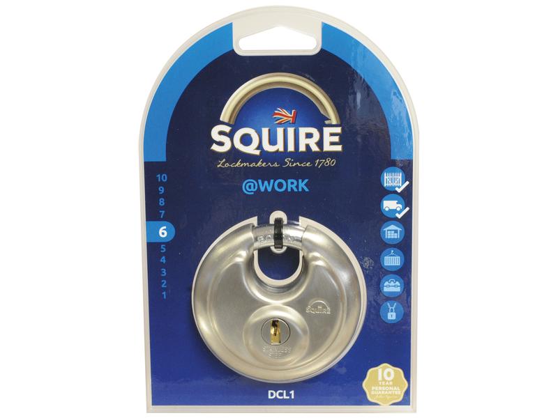 Squire DCL Range Padlock - Stainless Steel, Body width: 70mm (Security rating: 6) | S.26765 - Product Image 1
