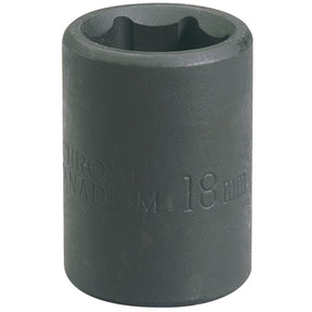 Draper Expert Hi-Torq® Impact Socket, 1/2" Sq. Dr., 18mm (Sold Loose) - 410MMB - Farming Parts