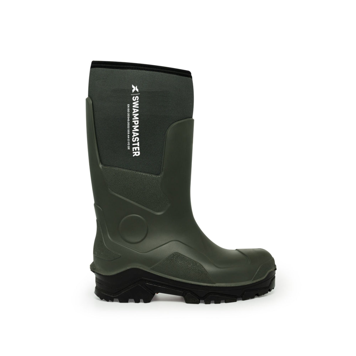 Swampmaster Pro Trapper Non-Safety PU-Neoprene Wellington Green - SWP790