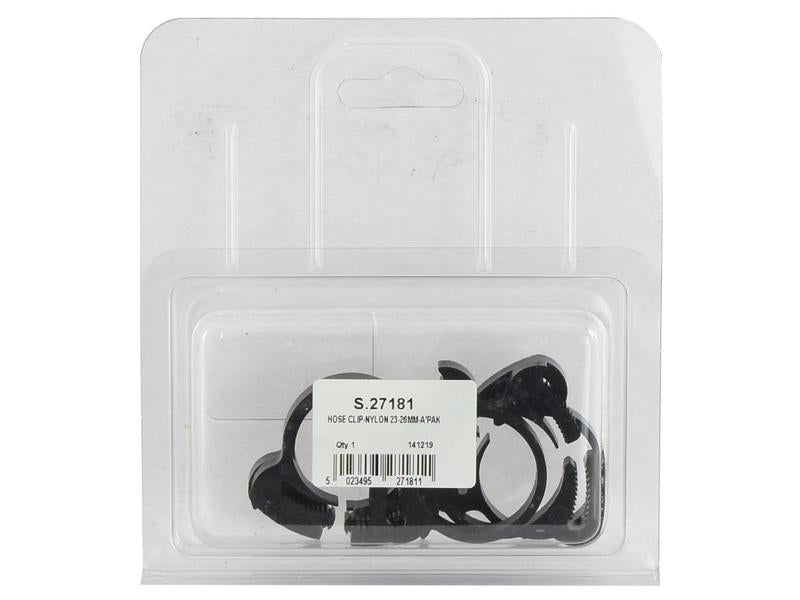 Sparex Agripak 5 pcs. Nylon Clip, Min Ø23mm, Max. Ø26mm | S.27181 - Product Image 2
