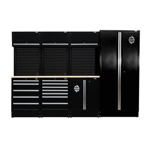 BUNKER® 15 Piece Modular Storage Combo with Worktop, 2955mm - MS400COMBO/15 - DR-27203