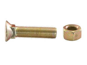 Sparex Round Countersunk Square Hex Bolt & Nut (TFCC) - M11 x 70mm, Tensile strength 8.8 (25 pcs. Box) | S.27459 - Product Image 2