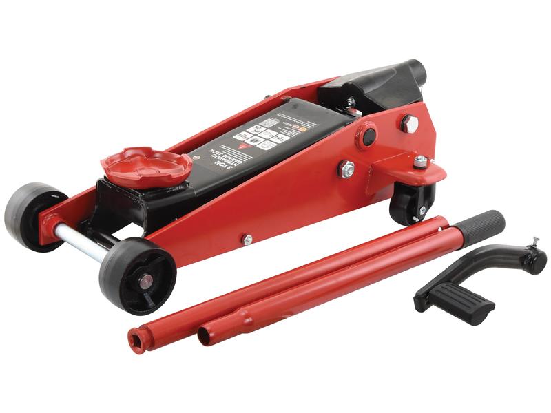 Sparex Trolley Jack 3T Heavy-Duty Hydraulic Quick Lift Pedal | S.27660