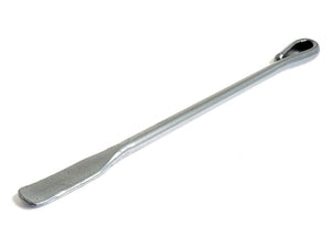 A Sparex Tyre Lever - 20'' - A'PAK (Sparex Part Number: S.27695), featuring a flat end and a looped handle, is placed against a white background.