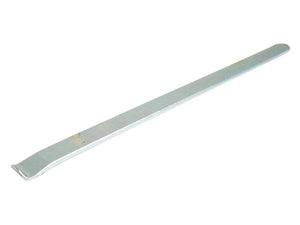 Image of the Tyre Lever - 24'' - A'PAK from Sparex (Sparex Part Number: S.27697), a long, flat, silver-colored metal tool with a slightly curved, chiseled end, commonly used as an alternative pry bar or lever.