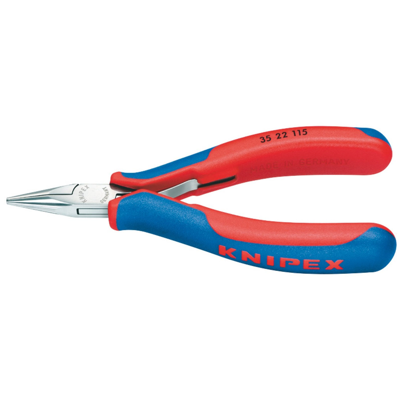 Draper Knipex 35 22 115 Electronics Flat-Round Jaw Pliers, 115mm - 35 22 115 - Farming Parts