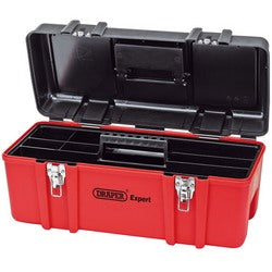 Draper Expert Plastic Tool Box With Tote Tray, 580mm - TB580 - Farming Parts