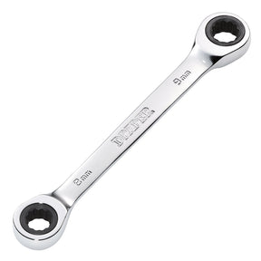 Draper Hi-Torq® Metric Double Ratchet Ring Spanner, 8 X 9mm - 8231BSMM - Farming Parts