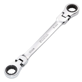 Draper Hi-Torq® Metric Flexible Head Double Ring Ratchet Spanner, 16 X 17mm - 8231FBSMM - Farming Parts