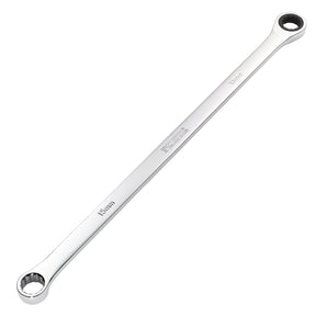 Draper Hi-Torq® Metric Extra-Long Double Ring Ratchet Spanner, 15mm - 8231BSXLMM - Farming Parts