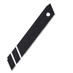 Snap-Off Segment Knife Blades, 18Mm, Black (Pack Of 10) | Sb10-18B