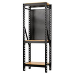 Bunker® 17 Piece Modular 3 Tier Racking With Hardwood Shelving And Pegboards, 750Mm | Ms400-27S-17Pcw