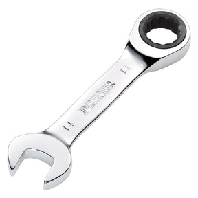 Draper Hi-Torq® Metric Stubby Ratchet Combination Spanner, 14mm - 8230MMS - Farming Parts