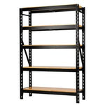 Bunker® 22 Piece Modular 5 Tier Racking With Hardwood Shelving, 1500Mm | Ms400-54-22Pc W