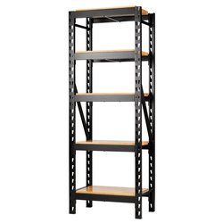 Bunker® 22 Piece Modular 5 Tier Racking With Hardwood Shelving, 750Mm | Ms400-27-22Pc W