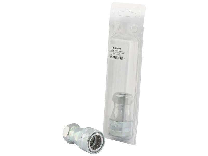 Sparex 1/2'' Quick Release Hydraulic Coupling Female ISO 7241-A | S.28008