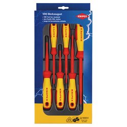 Knipex 00 20 12 V02 Vde Insulated Slotted/Phillips® Screwdriver Set | 00 20 12 V02