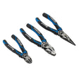 Draper Expert High Leverage Plier Set, Blue (3 Piece) - 1078/B - Farming Parts