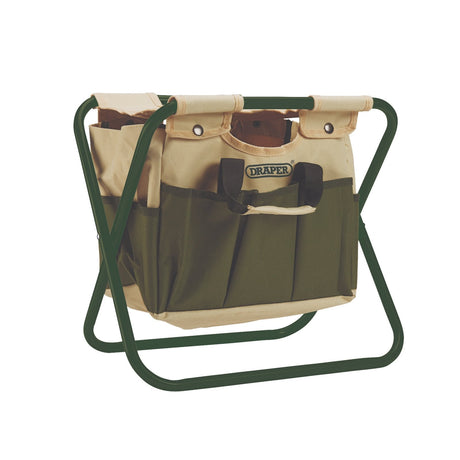 Draper 2-In-1 Foldable Seat And Bag - FGS/B - Farming Parts