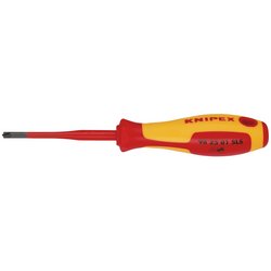 Knipex 98 25 01 Sls Vde Insulated Plus/Minus Pozidriv® Screwdriver, Pz/S1 X 80Mm | 98 25 01 Sls