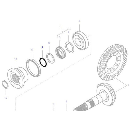 Massey Ferguson - ORing Differential - VA028171 - Farming Parts