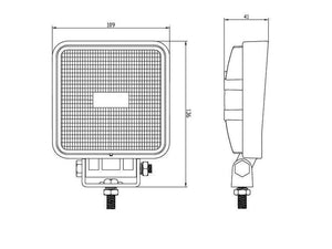 Sparex LED Work Light 1800 Lumens Flood Beam 10-30V | S.28542