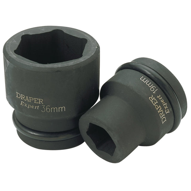 Draper Expert Hi-Torq&#174; 6 Point Impact Socket, 3/4" Sq. Dr., 19mm - 419-MM - Farming Parts