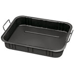 A Draper Metal Drip Tray/Drain Pan, designed like a professional garage's metal drip tray, featuring sturdy handles on each side.