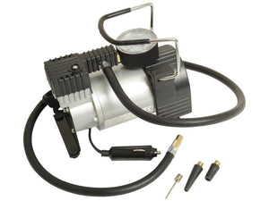 Sparex Air Compressor Metal 12V Heavy-Duty Portable Unit with Gauge | S.29524