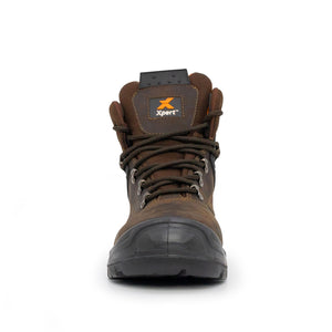 Xpert Warrior S3 Safety Laced Boot Brown - Farming Parts