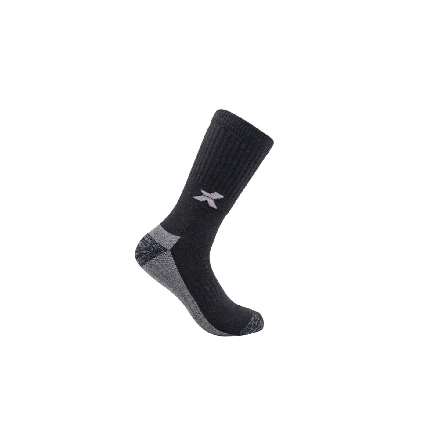 Xpert Pro Active Work Sock 3 Pack Black - Farming Parts