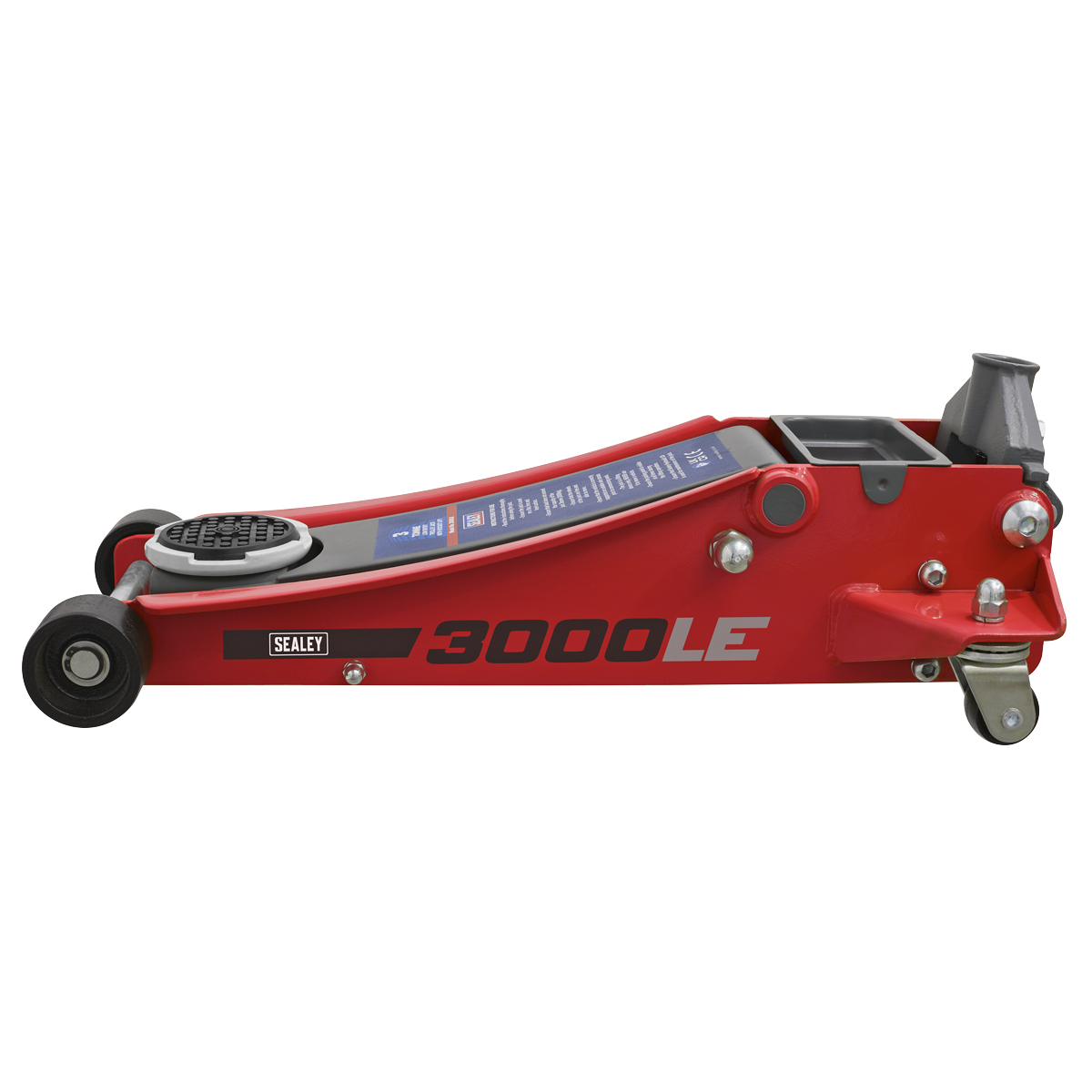 Trolley Jack 3tonne Low Profile Rocket Lift Red - 3000LE - Farming Parts
