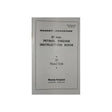 Massey Ferguson - 87mm Petrol Engine Instruction Book - 819047M1 - Farming Parts